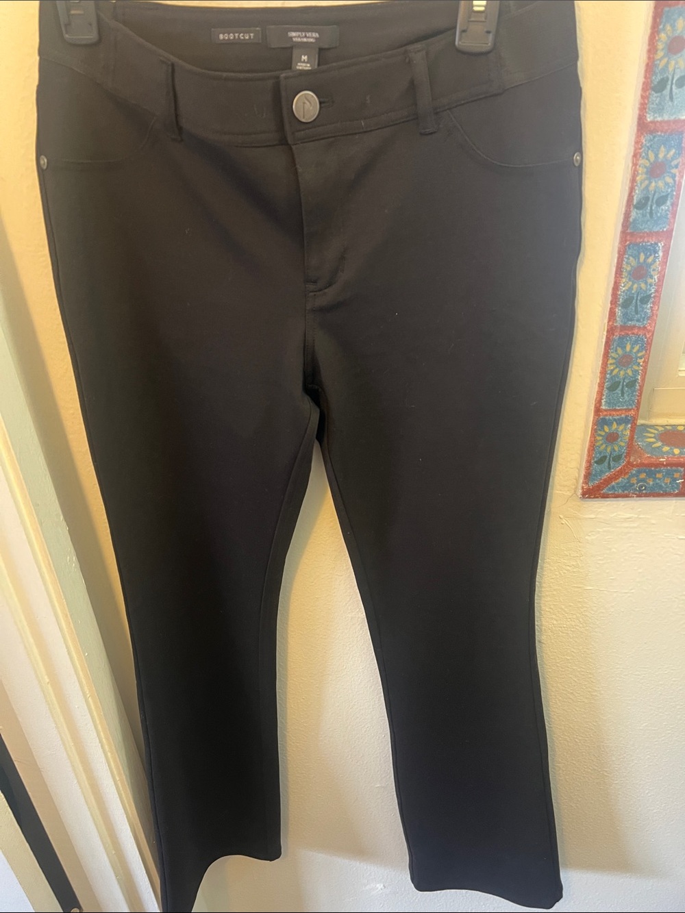 Simply Vera Vera Wang Black Bootcut Trousers